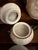 Antique White Block Germany Lusterware Tea Set Art Deco Iridescent 1930s JLB S - 15 pcs For Sale - Image 12 of 16