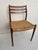 Mid-Century Modern Mid 20th Century Jl Møller Model 78 Teak Dining Side Chair With Danish Paper Cord Seat, Set of Six 6 For Sale - Image 3 of 8
