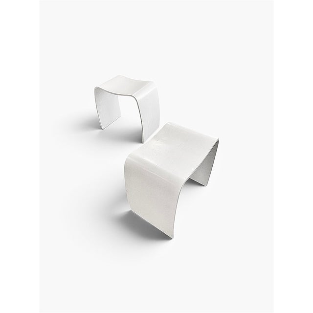 Mid-Century Modern M Stools by Jorgen Moller, Danemark, 1970, Set of 2 For Sale - Image 3 of 8