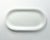 Contemporary Contemporary Crate & Barrel Porcelain White Oval Oblong Appetizer Plates - Set of 6 For Sale - Image 3 of 5
