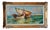 Noël Barsac, Mediterranean Fishing Scene, 1950s, Oil on Canvas For Sale