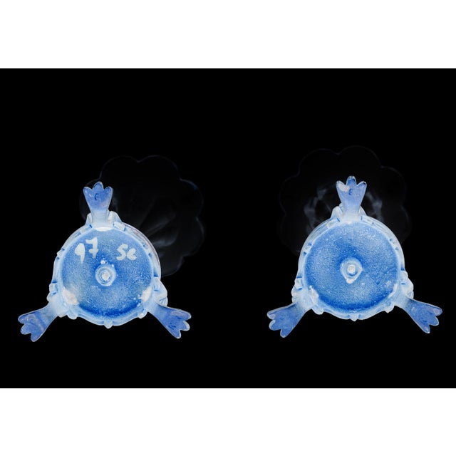 Late 19th Century French Gilt Bronze and Champlevé Enamel Trumpet Vases, Set of 2 For Sale - Image 6 of 7