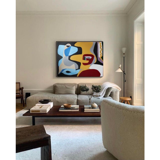 Inspired by the architectural language of **Le Corbusier**, this abstract composition explores the dialogue between...