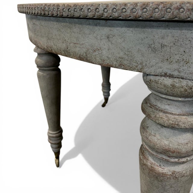 Antique Swedish Extendable Dining Table For Sale - Image 10 of 13