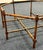 Baker Furniture Company Vintage Faux Bamboo Octagonal Coffee Table - Base Only For Sale - Image 4 of 6