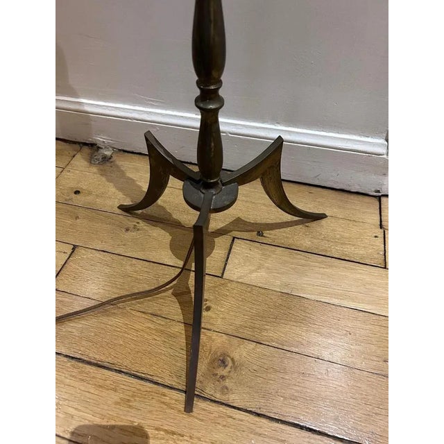 Brass Floor Lamp from Maison Jansen, 1950s For Sale - Image 4 of 9