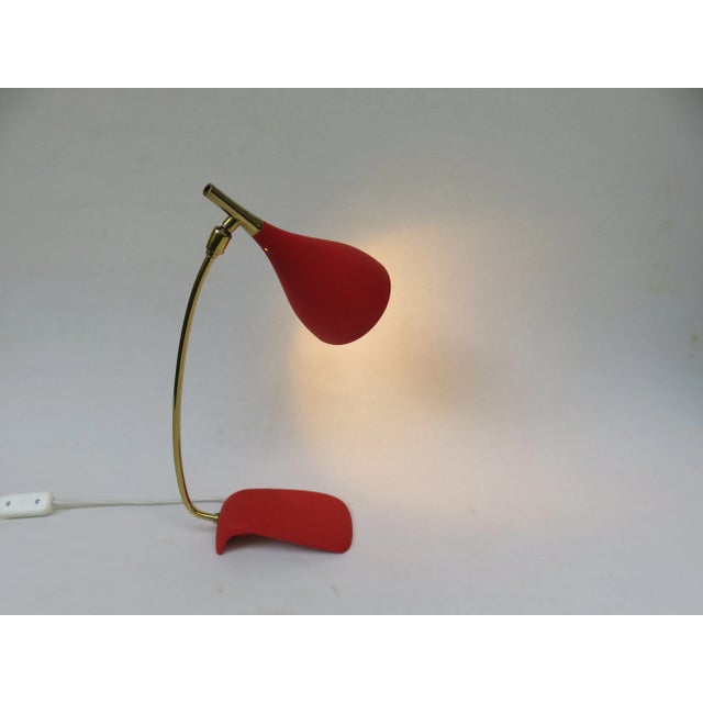 Red Table Lamp from Cosack, 1950s For Sale - Image 18 of 18