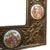 Bronze Mirror with Porcelain Inlay, Paris, France, 1950s For Sale - Image 9 of 10