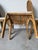 Vintage Coastal Organic Woven Wicker & Metal Frame Dining Chairs – Set of 4 For Sale - Image 9 of 12