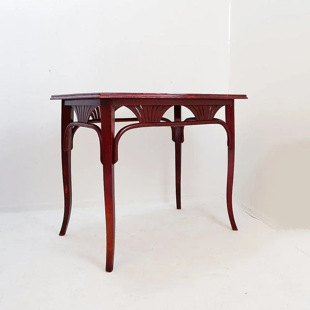 Wood Art Nouveau Desk from Gebrüder Thonet, 1910s For Sale - Image 7 of 16