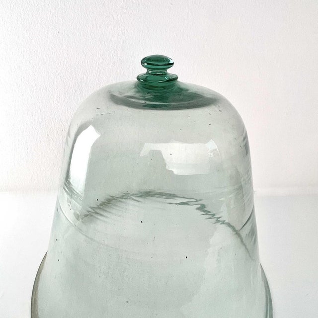 Antique French Glass Cloche For Sale - Image 4 of 5