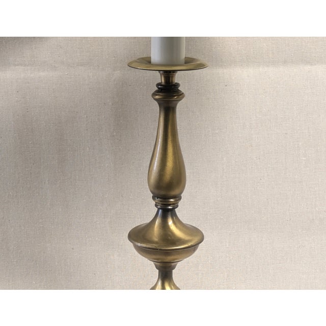 Brass Bouillotte Table Lamp For Sale In Raleigh - Image 6 of 11