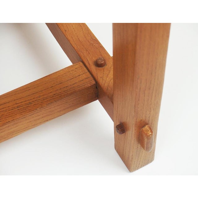 Brown Leather Armchair by Jacques Adnet, 1940s For Sale - Image 8 of 14