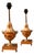Vintage Table Lamps in Brass, 1950s, Set of 2 For Sale