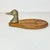 1970s Mid-Century Rustic Arts & Crafts Brass Duck & Oak Dresser Top Valet Caddy Catchall For Sale - Image 4 of 8