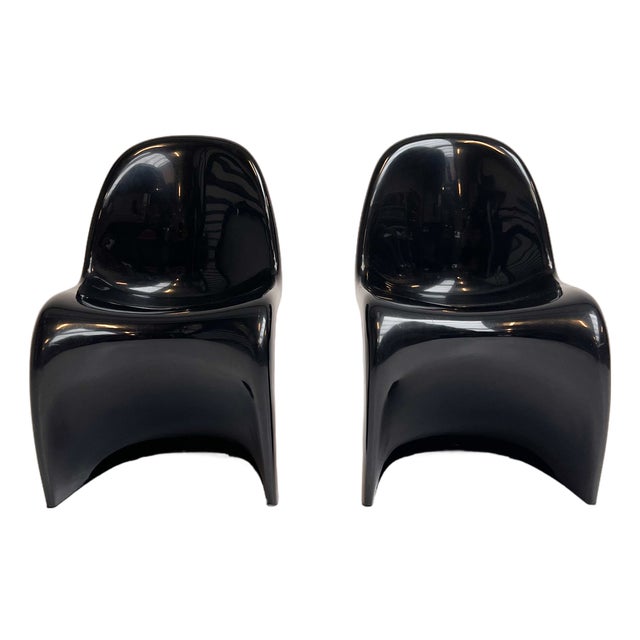 Herman Miller Collection Panton Chairs by Verner Panton for Vitra, 1970s, Set of 2 For Sale