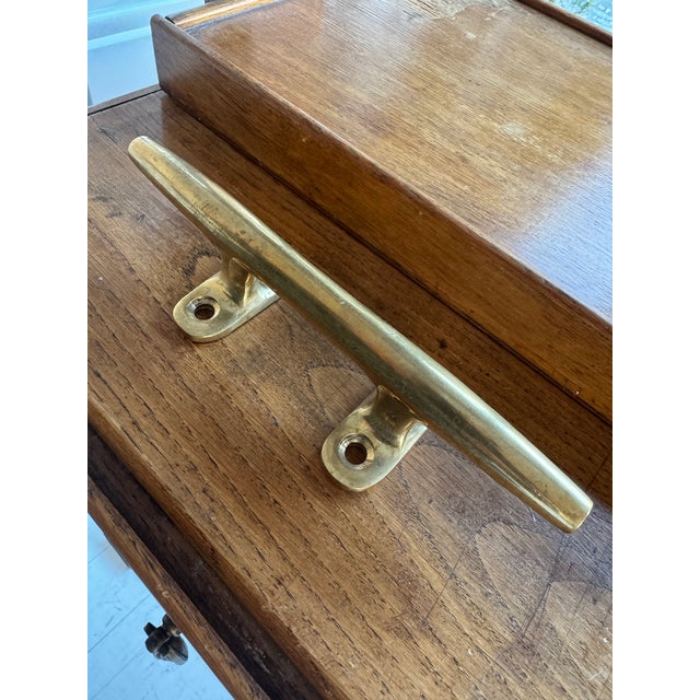 Vintage, Brass Nautical Hook For Sale - Image 12 of 12