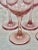 Shabby Chic Vintage Pink Wine Glasses-Set of 5 For Sale - Image 3 of 6