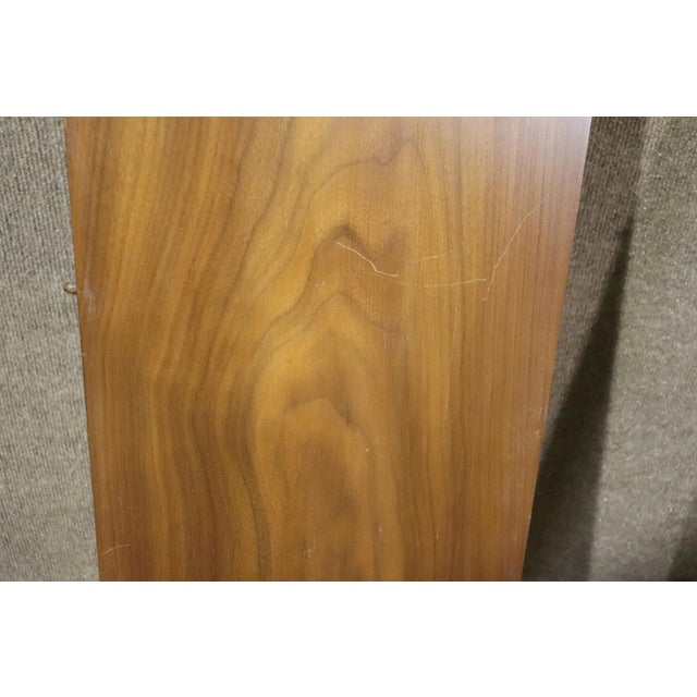 Wood Mid 20th Century Drop Leaf Dining Table / Extra Leaves For Sale - Image 7 of 12