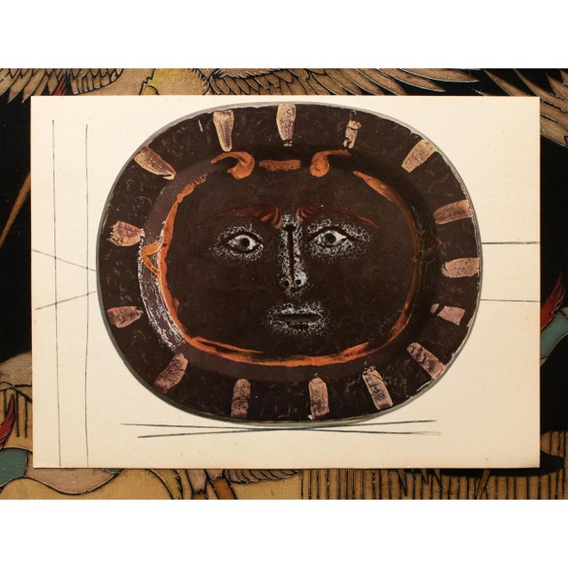 Pablo Picasso 1955 Set of 9 Vintage Prints of Picasso's Ceramic Platters For Sale - Image 4 of 12
