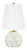 Regina Andrew Bulle Crystal Mini Lamp For Sale