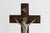 Folk Art Rare Antique French Tramp Art Standing Crucifix, Hand Carved Folk Art For Sale - Image 3 of 15