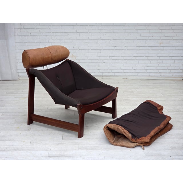Brown Norwegian Amazon Armchair by Jan Erik Lindgren for Ekornes, 1970s For Sale - Image 8 of 18