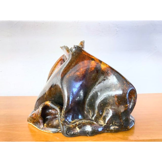 Amorphous Studio Ceramics Vase by Silke Hennesen-Völker, 1970s For Sale - Image 12 of 12