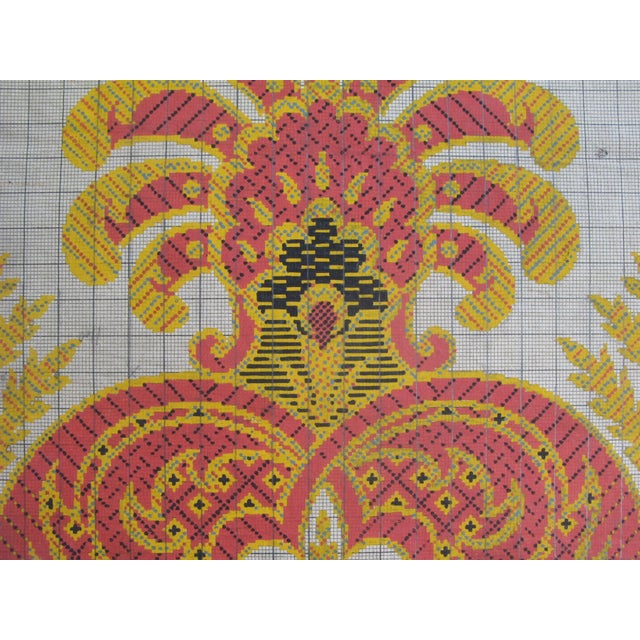 French Country Antique French Textile Design For Sale - Image 3 of 7