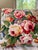 Custom Designer Floral Pillows – Pair – 24” x 24” Beautiful pair of custom-made designer accent pillows featuring a...