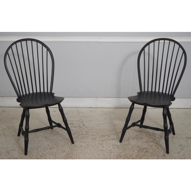 Set of 6 Sack Back Windsor Dining Room Chairs For Sale - Image 13 of 18