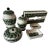 Vintage Mexican Pottery Vanity or Dressing Table Set- 6 Pieces For Sale
