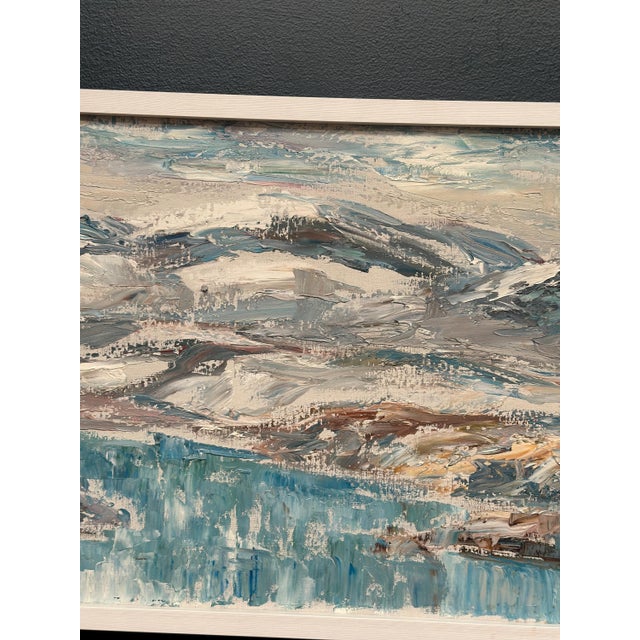 Erik Lo, Landscape, 1960s, Oil on Canvas, Framed For Sale - Image 8 of 18