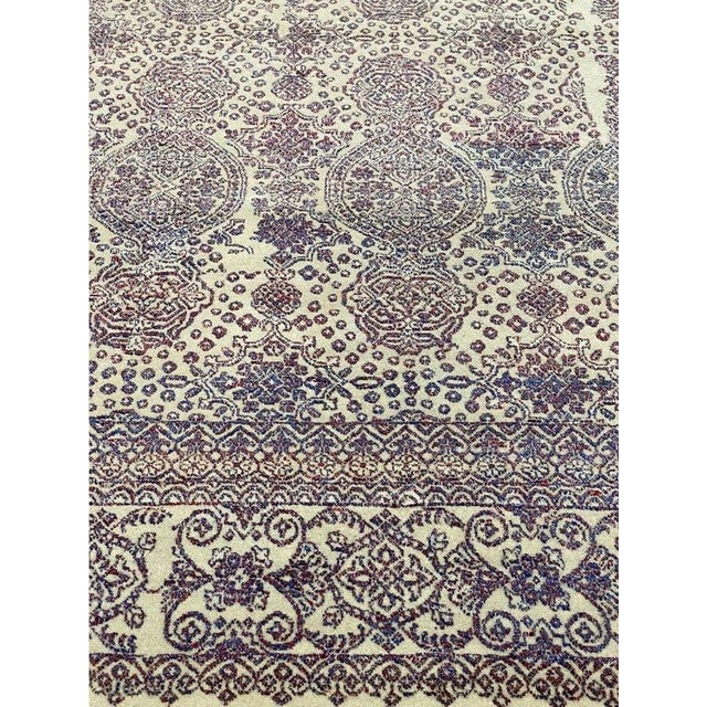 1990s Handwoven Transitional Area Rug 9x12 For Sale - Image 12 of 12