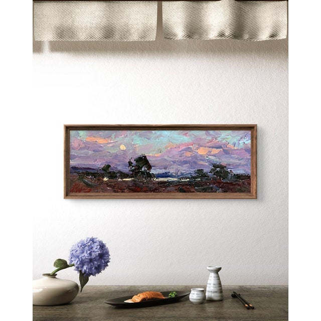 Expressionism Oil Painting Night Is Coming Alexander Cherednichenko For Sale - Image 3 of 12