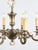Low Brass 8-Arm Chandelier For Sale - Image 4 of 7