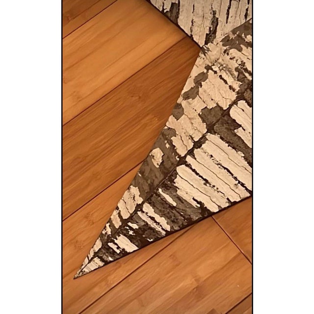 Folk Art 48” Barn Star - Galvanized and Distressed White Finish For Sale - Image 3 of 5