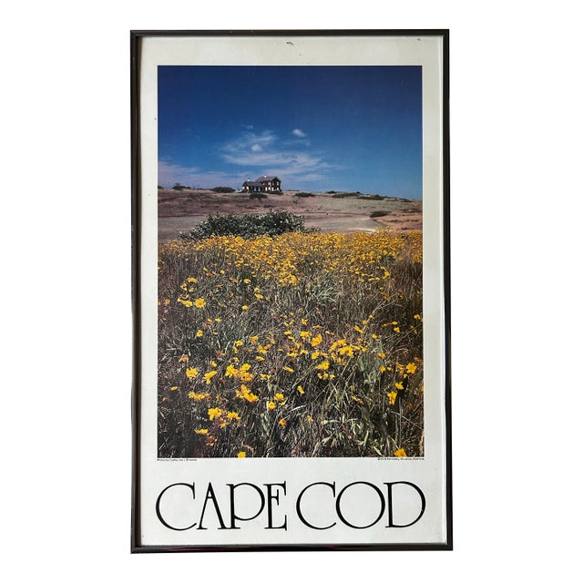 Vintage 1979 Kennedy Studios Poster of Cape Cod ~ Framed For Sale