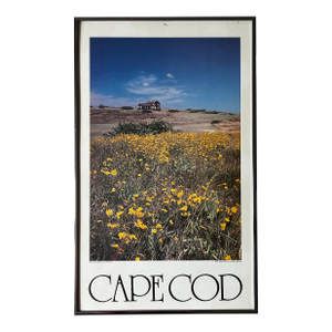 Vintage 1979 Kennedy Studios Poster of Cape Cod ~ Framed