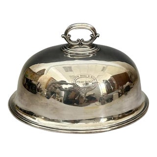 Antique Silver Plated Dome From a Leith Hull Hamburg Steam Packet Co Ship For Sale