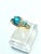 Bochic "Capri" Vintage Cambodian Zirconia & Diamond Ring Set In 18K Gold & Silver For Sale - Image 17 of 18
