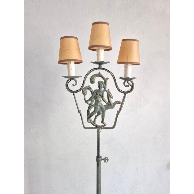 Swedish Grace Floor Lamp by Bjerkås, 1930s For Sale - Image 4 of 18
