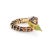 Distinct & stylish vintage snake ring (circa 1960s to 1970s), crafted in 18 karat yellow gold. The snake features lifelike...