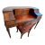 Carlton House Style Mahogany Writing Desk and Chair Early 1900s Colonial Manufacturing For Sale