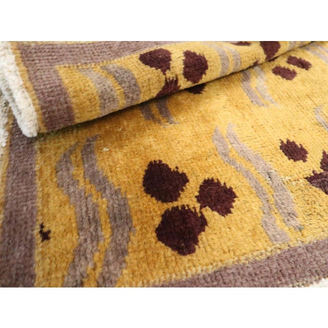 Textile Galerie Shabab Collection Mid-20th Century Turkish Art Deco Rug For Sale - Image 7 of 7
