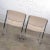 Vintage Modern Dining Armchairs Off White and Chrome by Steelcase - A Pair For Sale - Image 10 of 12