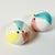 Turquoise Mid-Century Coastal Boho Chic Beach Ball Salt & Pepper Shakers - A Pair. For Sale - Image 8 of 12