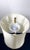 Brass Complete Stiffel Brass Torchiere With Original Waffle Weave Diffuser, Original Drum Shade and Finial For Sale - Image 8 of 13