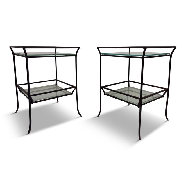 French Two-Tier Side Tables in Wrought Iron, 1970s, Set of 2 For Sale - Image 14 of 14
