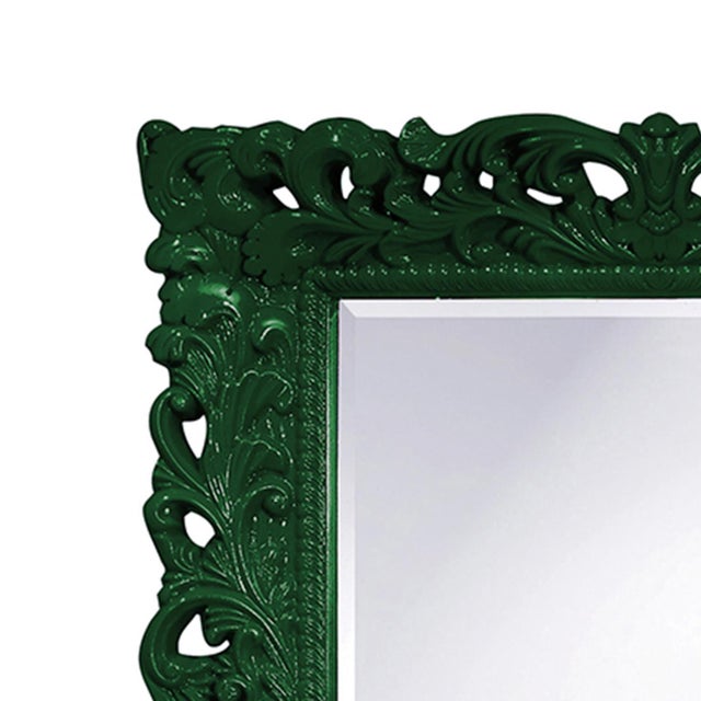 Barcelona Mirror - Glossy Hunter Green For Sale In Chicago - Image 6 of 10